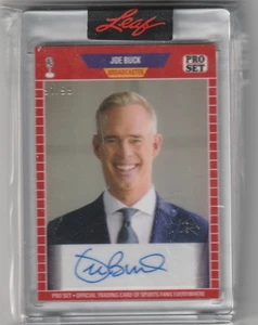 2023 LEAF PRO SET JOE BUCK BROADCASTER AUTOGRAFO PA-JB1 91/98 - Foto 1 di 1