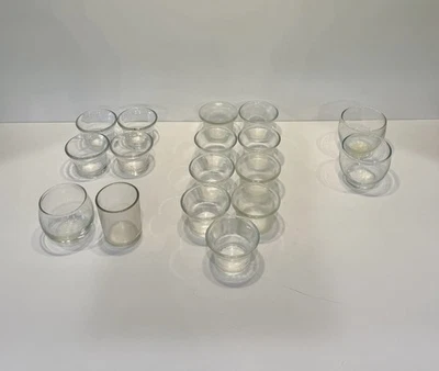 Lote de 17 tazas votivas transparentes FIESTA BODA mixtas Foto 1 de 2