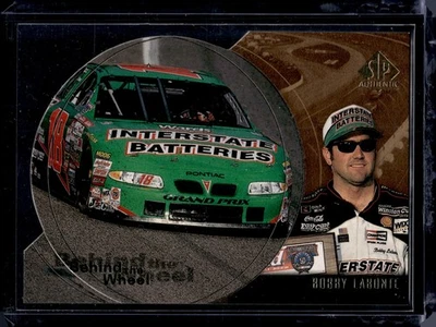 1998 SP Authentic Behind the Wheel Gold #BW6 Bobby Labonte /100 - Image 1 of 2