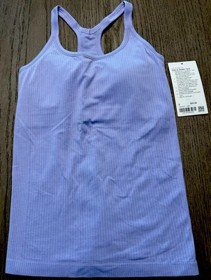 *Regata feminina Ebb to Street tamanho 8 lavanda atlética racerback nova com etiquetas - Imagem 1 de 4