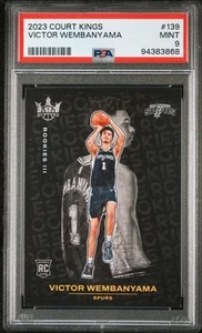 2023 Panini Court Kings Rookies III Victor Wembanyama #139 PSA 9 MINT Rookie RC - Picture 1 of 2