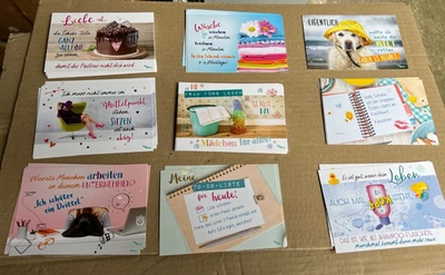 9 Stück Lustige Karten Postkarten / Witzige Sprüche DVLotK52Nr3 - Bild 1 von 4