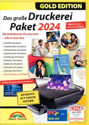 Das große Druckerei Paket 2024 Gold - DVD + Download Version - Bild 1 von 4