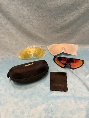 Chrome lens Kapvoe Polarized Cycling Sunglasses Sports Bike Glasses UV400 Hiking - Image 1 of 4