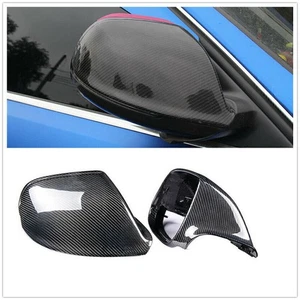 For Q5 SQ5 Q7 Replacement Carbon Fiber Car Side Door Mirror Cover Cap 2009-2016 - Picture 1 of 7