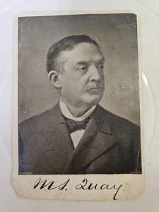 Antikes MATTHEW QUAY FOTOGRAFIE Foto REPUBLIKANISCHER SENATOR 1887-1899 Pennsylvania - Bild 1 von 11