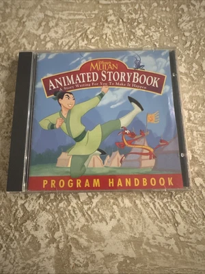 Rare Disney Mulan Animated Storybook CD-Rom 1998 - Image 1 of 4