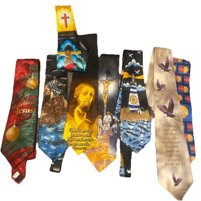 ENORME LOTE RARO De Colección Iglesia Cristiana Jesucristo Lazos Biblia Cruz Usado en Excelente Condición ¡¡NUEVO!!! Foto 1 de 4