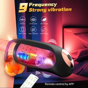 Male Masturbaters Automatic HandsFree Sucking Vibrating Cup Stroker Men Sexy Toy - Picture 1 of 20