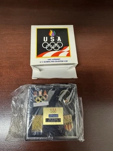 Vintage JC Penney 1992 Olympic Pin Set Winter Albertville & Summer Barcelona - Bild 1 von 7