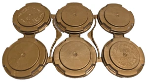 30 Bronze Copper Gold PakTech Beer Soda Can Holder Snap Top Plastic 6-Pack - Picture 1 of 2