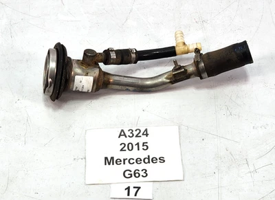 ✅ 13-18 OEM Mercedes W463 G550 G63 G65 AMG Tubo de cuello de llenado de tanque de combustible superior Foto 1 de 4