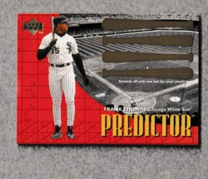 1997 Upper Deck PREDICTOR (unscratched) #P11 FRANK THOMAS White Sox NR MINT - Picture 1 of 2