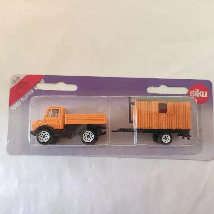 SIKU Super Series 1510 Unimog With Construction Trailer New Boxed - Image 1 of 1