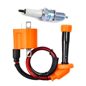 Ignition Coil Spark Plug For Yamaha GRIZZLY 660 YFM660 2002-2008 3KJ-82310-10-00 - Picture 1 of 12