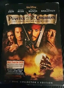 Pirates of the Caribbean: The Curse of the Black Pearl (DVD, 2003) 2 Disc Collec - Picture 1 of 7