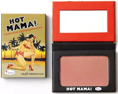 THE BALM COSMETICS HOT MAMA BRONZER/EYESHADOW/BLUSH POWDER AUTHENTIC 7.08g/.25oz - Image 1 of 3