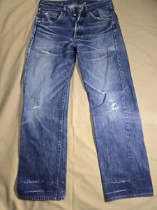 Levi's 501xx Big E Selvedge Men Blue Jeans Size 29x34 - Picture 1 of 21