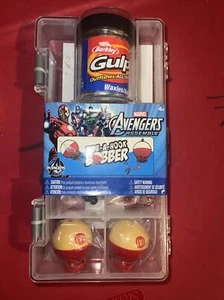 NEW Marvel Avengers Hide-A-Hook Bobber Shakespeare Fishing Kit - Picture 1 of 3