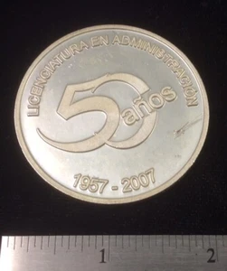 Universidad de México - 50º Año - Conmemorativo - Medallón de Plata .999 - Imagen 1 de 3