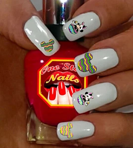 Disney Easter, Mickey Bunny, Eggs, Waterslide nail decals DE-010-59 - Picture 1 of 4