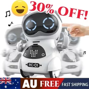 Mini robot de bolsillo RC inteligente interactivo reconocimiento grabación canto baile juguete - Imagen 1 de 20