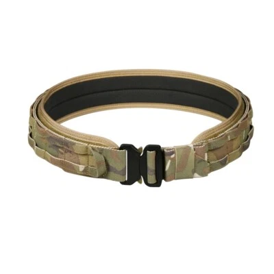 MUCITUP MUCTAC Tactical MOLLE Belt Multicam w/ 2 Inner Belts – Anti-Slip &amp, Anti-Fric