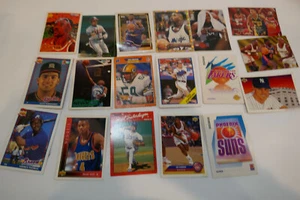 Konvolut 18 verschiedene Basketball, Football & Baseball Sammelkarten 80er Jahre Karten - Bild 1 von 6