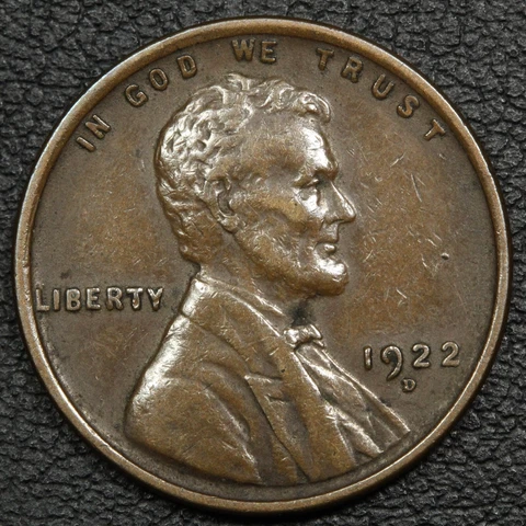 1922 D Lincoln Wheat Copper Cent Cover