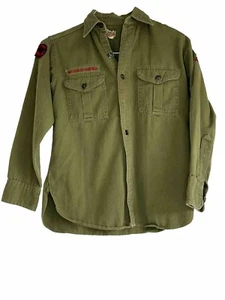 Camicia uniforme ufficiale oliva BSA manica lunga adulto taglia small/medium CR-129 - Foto 1 di 10