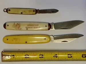 Vintage Pocket Knife Lot (G) Various Brands Types And Conditions - Picture 1 of 4