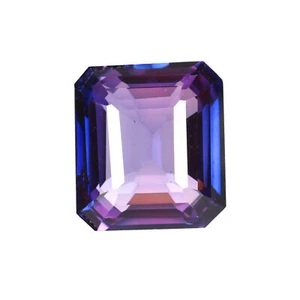 30. Carat Dark Blue Tanzanite Translucent Emerald Cut Gemstone for Gifts - Picture 1 of 3