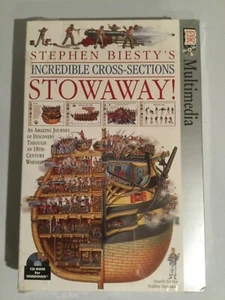 Brand new SEALED Stephen Biesty’s Incredible cross-sections Stowaway CD-ROM 1994 - Photo 1/9