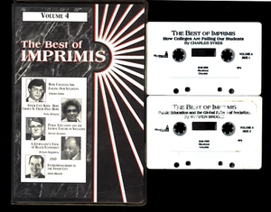 HILLSDALE COLLEGE SEMINAR 2 TAPES IMPRIMIS VOL 4 WARREN BROOKES POLLY WILLIAMS - Picture 1 of 1