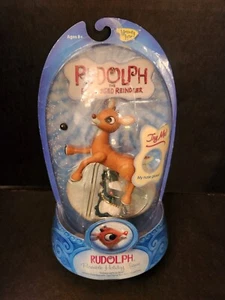 NEU Rudolph das rotnasige Rentier Figur mit leuchtender Nase 2006 Memory Lane - Bild 1 von 6