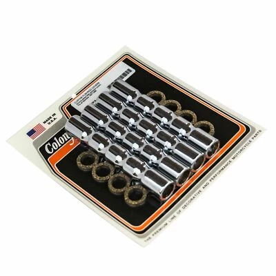 KIT DE CUBIERTA DE VARILLA DE EMPUJE PERSONALIZADA (cromo) Harley Sportster Ironhead XL 1957-85. 7134-8 Foto 1 de 3