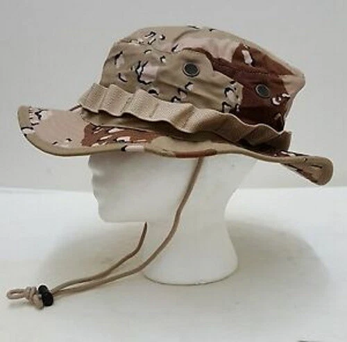 Military Style 6-Color Choc Chip Boonie Hat-NEW - Image 1 of 1