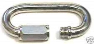 10 Zinc Plated Quick Links, Size 3/8" - Picture 1 of 1