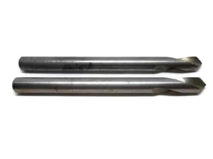 Mohawk 1/2" 90 Degree Spot Drills 2 Pieces 6" Overall High Speed Steel USED - Picture 1 of 4