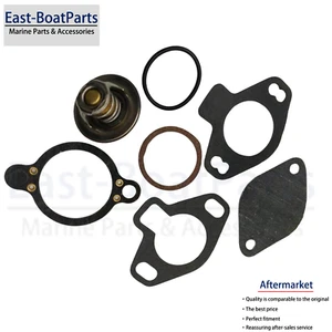 140°F Thermostat Kit for Mercruiser 4.3L 5.0L 5.7L 7.4L 8.2L GM Models 807252T4 - Foto 1 di 6