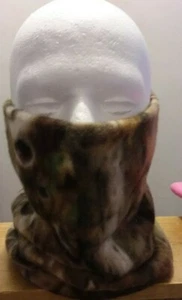 Special! REAL TREE CAMO FLEECE NECK WARMER GATOR GAITER SCARF TUBE MASK - Picture 1 of 14