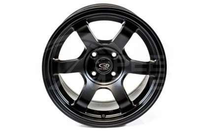 ROTA GRID CONCAVE WHEELS SATIN BLACK 15X8 4X100 +20 OFFSET FOR EK EG CIVIC MIATA — 第 1/3 张图片