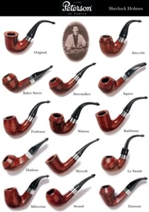 Vintage Peterson Tobacco Pipe Reproduction Print Advertising 17x12 - Picture 1 of 1