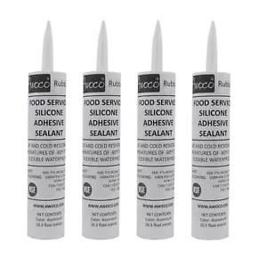 Flexible Waterproof Silicone Sealant, NSF Certified - Extreme Temperature Range - Picture 1 of 4