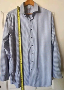 Leo Chevalier Designs Size L Long Sleeve Button Up Redlabel  - Picture 1 of 6