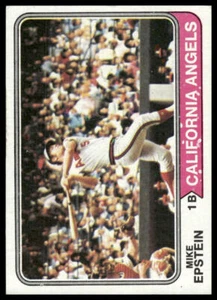 1974 Topps Mike Epstein #650 California Angels - Free Shipping - Picture 1 of 2