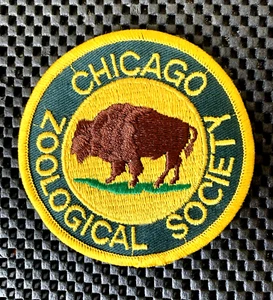 CHICAGO ZOOLOGICAL SOCIETY BORDADO COSER SOLO PARCHE 4" NOS - Imagen 1 de 2