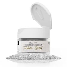 Bakell Tinker Dust - Silver (5g 1x Jar) | Edible Glitter for Cakes, Cupcakes,...