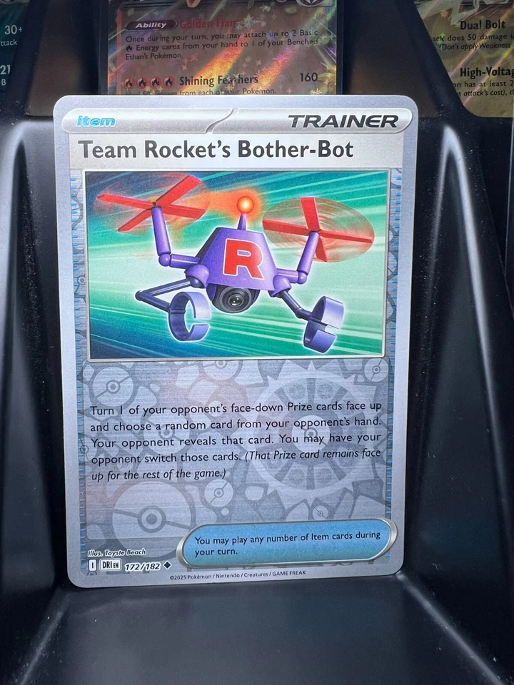 Team Rocket's Bother-Bot 172/182 Destined Rivals Reverse Holo - Image 1 of 1