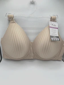 NEW Playtex Secrets All Over Smoothing Bra WireFree 42DD Beige 4707 NWT - Picture 1 of 3